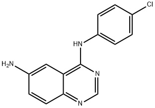 N4-(4-CHLOROPHENYL)QUINAZOLINE-4,6-DIAMINE Struktur