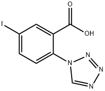 5-iodo-2-(1H-1,2,3,4-tetrazol-1-yl)benzoic acid,749920-55-6,结构式