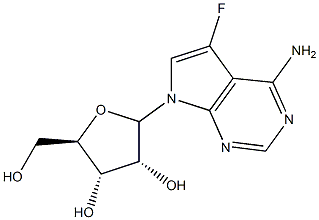 (2R,3R,4S,5R)-2-(4-氨基-5-氟-7H-吡咯并[2,3-D]嘧啶-7-基)-5-(羟甲基)四氢呋喃-3,4-二醇, 750598-20-0, 结构式
