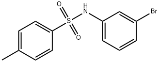 N-(3-溴苯基)-4-甲基苯磺酰胺, 7510-48-7, 结构式