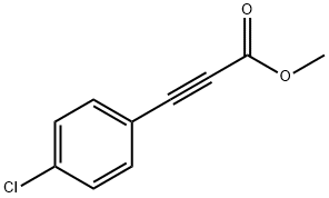 3-(4-クロロフェニル)プロピオル酸メチル 化学構造式