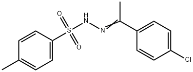 N'-(1-(4-chlorophenyl)ethylidene)-4-methylbenzenesulfonohydrazide Struktur