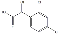 2,4-二氯扁桃酸,7554-78-1,结构式