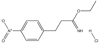 ethyl 2-(4-nitrophenyl)ethanecarboximidate hydrochloride, 75584-64-4, 结构式