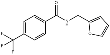 N-(2-furylmethyl)-4-(trifluoromethyl)benzamide Structure