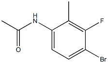 N-(4-bromo-3-fluoro-2-methylphenyl)acetamide 结构式