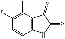 4-methyl-5-fluoroisatin Structure