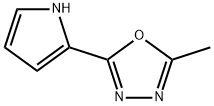 2-methyl-5-(1H-pyrrol-2-yl)-1,3,4-oxadiazole,75841-31-5,结构式