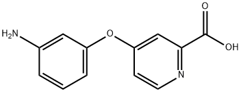 4-(3-Amino-phenoxy)-pyridine-2-carboxylic acid,758709-84-1,结构式