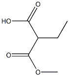 2-(methoxycarbonyl)butanoic acid Structure