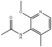 N-(2-甲氧基-4-甲基-3-吡啶基)乙酰胺, 76005-98-6, 结构式