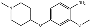 2-Methoxy-4-((1-methylpiperidin-4-yl)oxy)aniline Structure