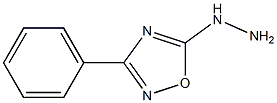 (3-phenyl-1,2,4-oxadiazol-5-yl)hydrazine Struktur