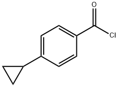 4-cyclopropylbenzenecarboxylic acid chloride 结构式