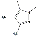 1,5-dimethylpyrazole-3,4-diamine Struktur