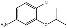 Benzenamine, 4-chloro-3-(1-methylethoxy)- Structure