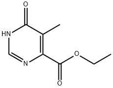 ETHYL 6-HYDROXY-5-METHYLPYRIMIDINE-4-CARBOXYLATE Structure
