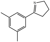 5-(3,5-dimethylphenyl)-3,4-dihydro-2H-pyrrole 化学構造式