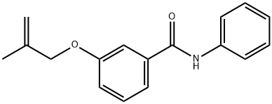3-(2-methylprop-2-enoxy)-N-phenylbenzamide Structure
