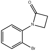 1-(2-bromophenyl)azetidin-2-one Struktur