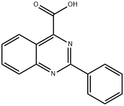 2-PHENYLQUINAZOLINE-4-CARBOXYLIC ACID Struktur