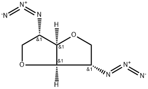 (3S,3aR,6S,6aR)-3,6-Diazido-hexahydrofuro[3,2-b]furan Structure