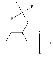 4,4,4-Trifluoro-2-(2,2,2-trifluoroethyl)butan-1-ol 化学構造式