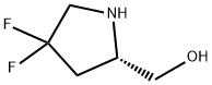 [(2S)-4,4-DIFLUOROPYRROLIDIN-2-YL]METHANOL 化学構造式