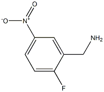 (2-fluoro-5-nitrophenyl)methanamine 结构式
