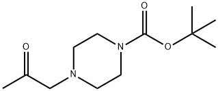 tert-butyl 4-(2-oxopropyl)piperazine-1-carboxylate Structure