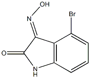 1H-Indole-2,3-dione, 4-bromo-, 3-oxime|