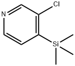 (3-chloropyridin-4-yl)-trimethylsilane 化学構造式