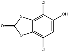 4,7-二氯-5-羟基苯并[D][1,3]氧噻吩-2-酮,7735-59-3,结构式