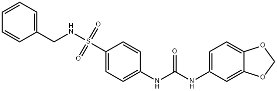 774196-09-7 1-(1,3-benzodioxol-5-yl)-3-[4-(benzylsulfamoyl)phenyl]urea