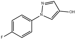 1-(4-Fluoro-phenyl)-1H-pyrazol-4-ol Structure