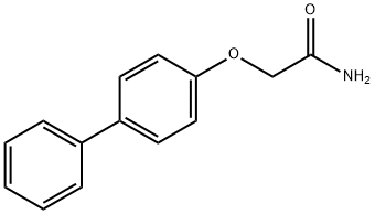 2-(4-biphenylyloxy)acetamide 结构式