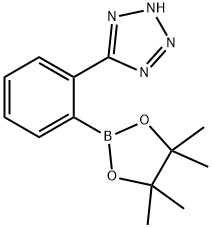 (2-(2H-TETRAZOL-5-YL)PHENYL)BORONIC ACID PINACOL ESTER Struktur