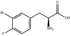 3-Bromo-4-fluoro-DL-phenylalanine Structure