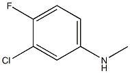 3-氯-4-氟-N-甲基苯胺,77898-24-9,结构式