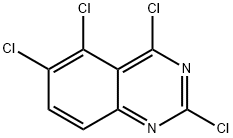 2,4,5,6-tetrachloroquinazoline Struktur