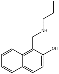 1-[(propylamino)methyl]naphthalen-2-ol Structure
