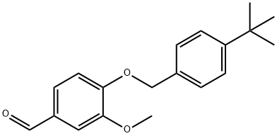 4-[(4-tert-butylphenyl)methoxy]-3-methoxybenzaldehyde Structure