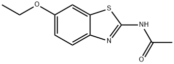 N-(6-ethoxybenzo[d]thiazol-2-yl)acetamide Struktur