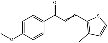 (2E)-1-(4-methoxyphenyl)-3-(3-methylthiophen-2-yl)prop-2-en-1-one,78377-01-2,结构式