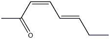 3,5-Octadien-2-one, (3Z,5E)-,78468-46-9,结构式