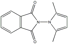 2-(2,5-dimethylpyrrol-1-yl)isoindole-1,3-dione 结构式