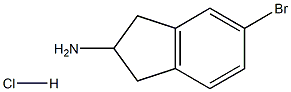 5-Bromo-2,3-dihydro-1H-inden-2-amine hydrochloride Structure