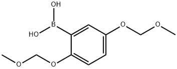(2,5-二(甲氧基甲氧基)苯基)硼酸,787621-46-9,结构式