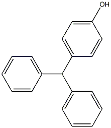 Phenol, 4-(diphenylmethyl)- Struktur