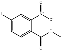 4-碘-2-硝基苯甲酸甲酯 结构式